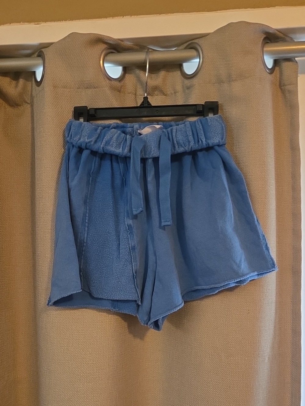Out From Under By Urban Outfitters Light Blue Tie-Waist Shorts